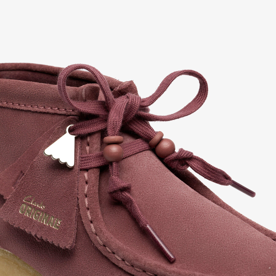 wallabee laars - rosébruin suède